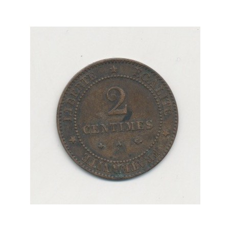 2 centimes Cérès - 1878 A Paris
