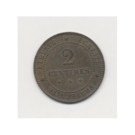 2 centimes Cérès - 1878 A Paris