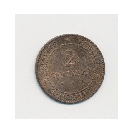 2 centimes Cérès - 1879 A Paris