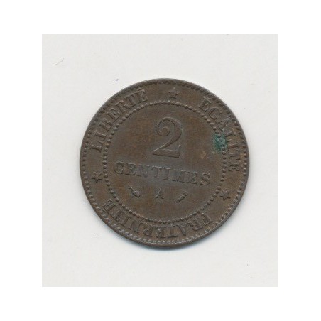 2 centimes Cérès - 1889 A Paris