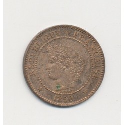 2 centimes Cérès - 1890 A Paris