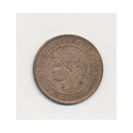 2 centimes Cérès - 1890 A Paris
