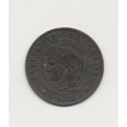 2 centimes Cérès - 1892 A Paris