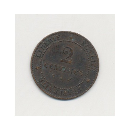 2 centimes Cérès - 1892 A Paris