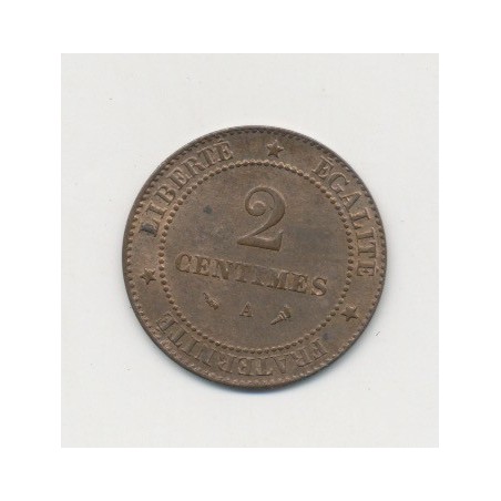 2 centimes Cérès - 1897 A Paris