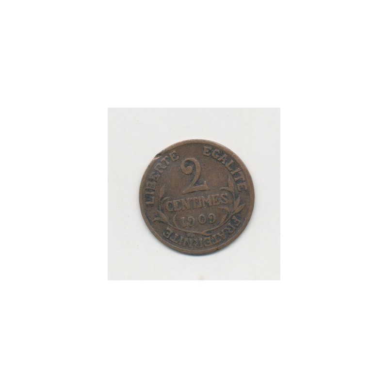 2 centimes Dupuis - 1909