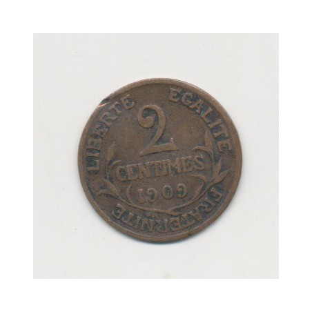 2 centimes Dupuis - 1909