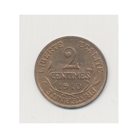2 centimes Dupuis - 1910