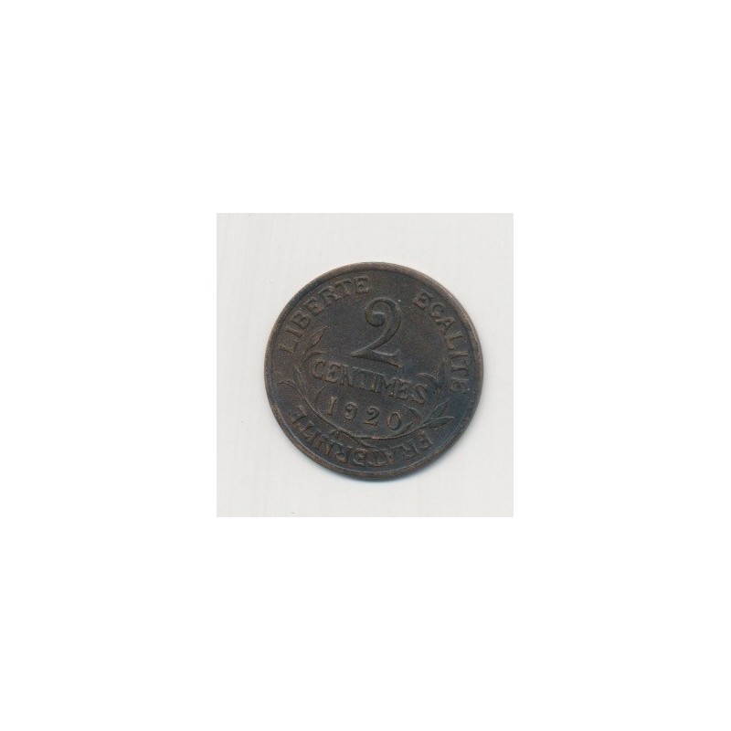 2 centimes Dupuis - 1920