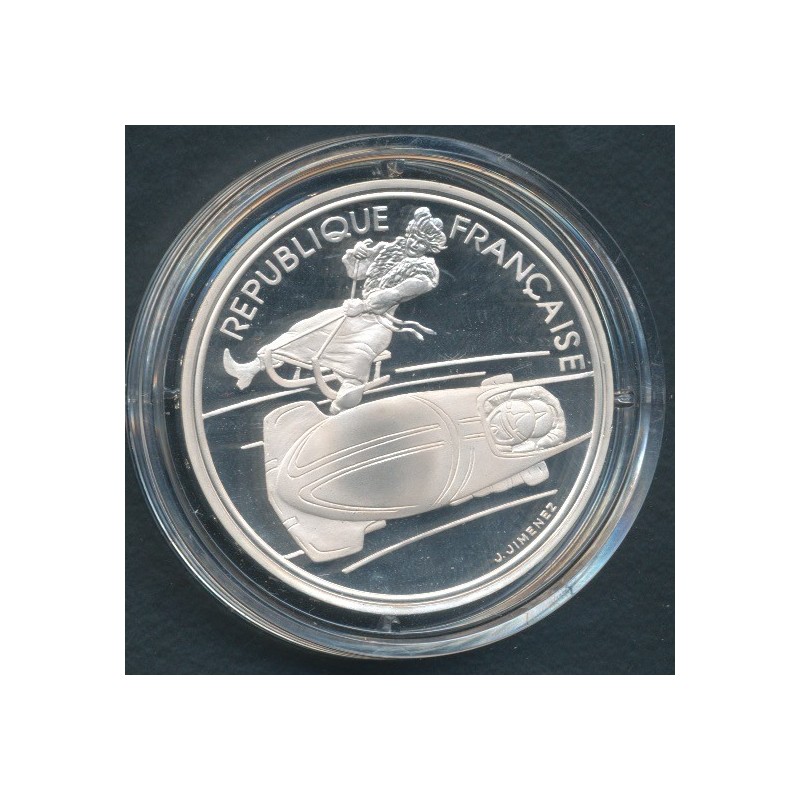 100 Francs JO Bobsleigh 1990