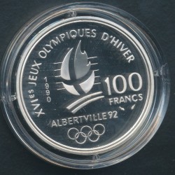 100 Francs JO Bobsleigh 1990 2