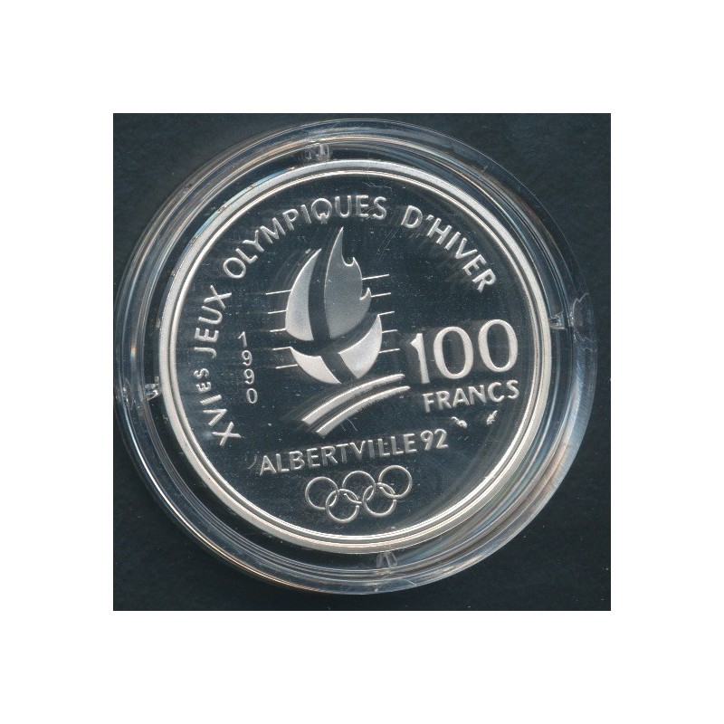 100 Francs JO Bobsleigh 1990