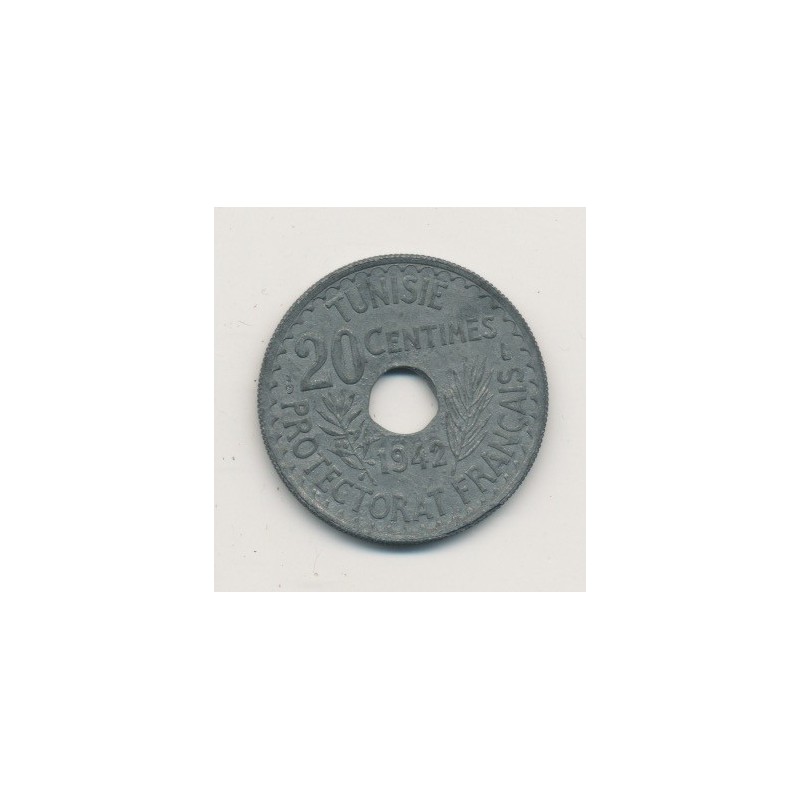 Tunisie - 20 centimes - 1942