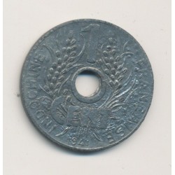 Indochine - 1 cent lotus - 1941 - 11 pétales 2