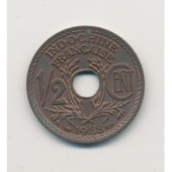 Indochine - 1/2 centime - 1938