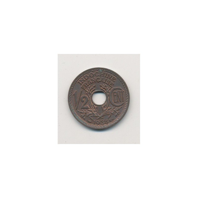Indochine - 1/2 centime - 1938