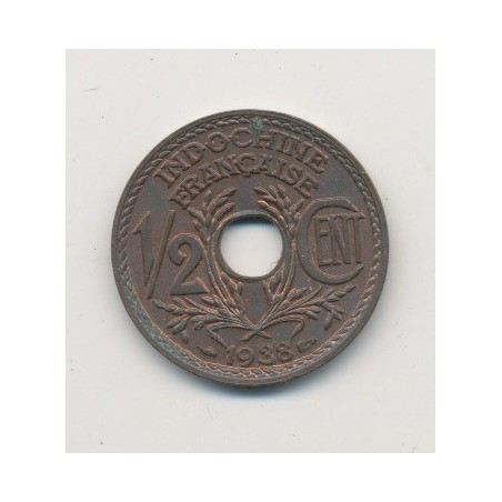 Indochine - 1/2 centime - 1938