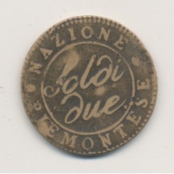 Italie - Piémont - 2 soldi - AN 9 2