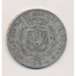 Italie - Sardaigne - 5 Lire - 1826 L - Charles Félix 2