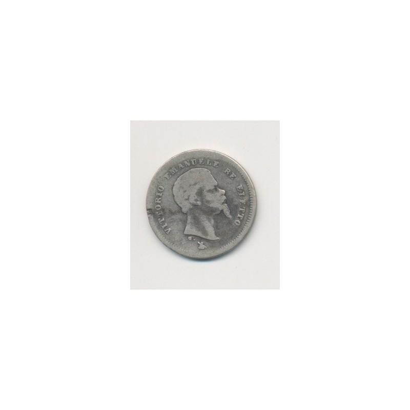Italie - 50 centesimi - 1860 G