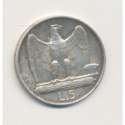 Italie - 5 Lire - 1927 R Rome - Vittorio Emmanuel III 2