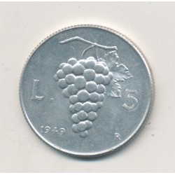 Italie - 5 Lire - 1949 R Rome 2