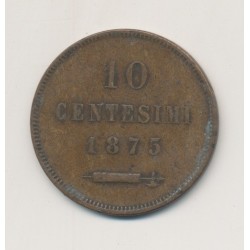 Saint-Marin - 10 centesimi - 1875