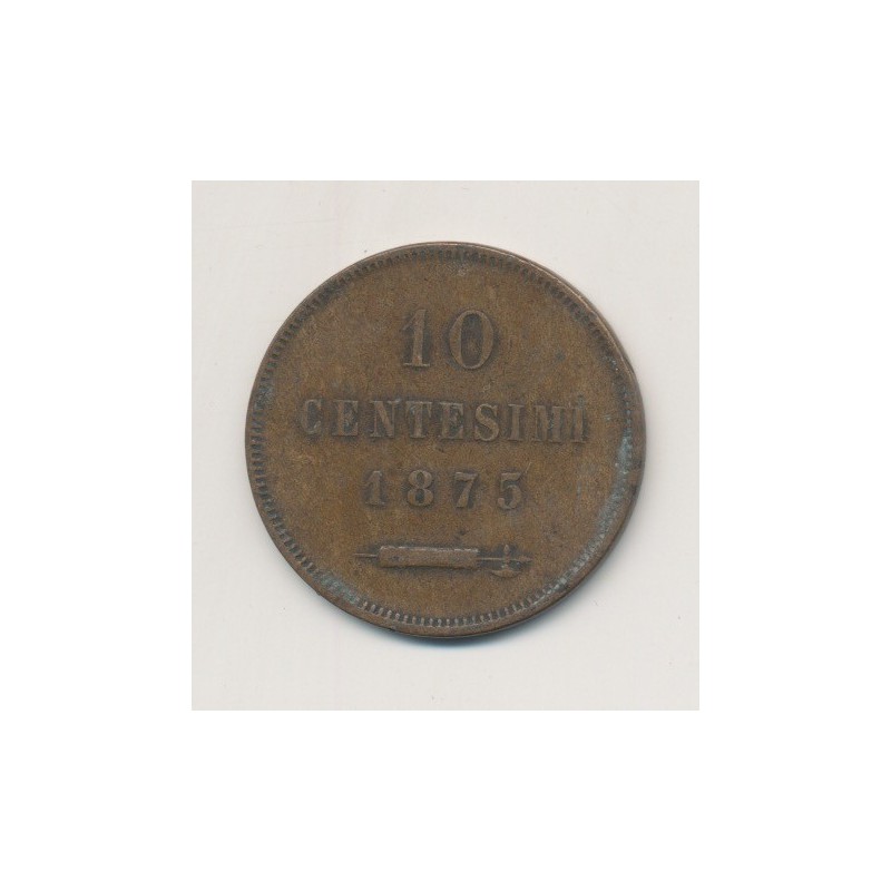 Saint-Marin - 10 centesimi - 1875