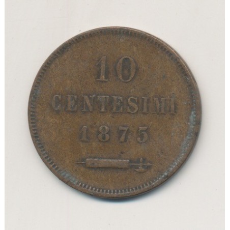 Saint-Marin - 10 centesimi - 1875