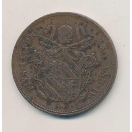 Vatican - 1 Baiocco - 1850