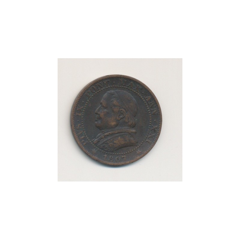 Vatican - 1 Soldo - 1867 XXIR - Pius IX