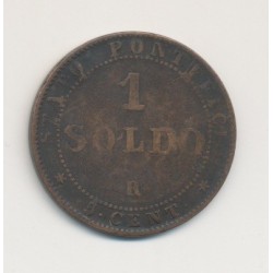 Vatican - 1 Soldo - 1867 XXIR - Pius IX 2