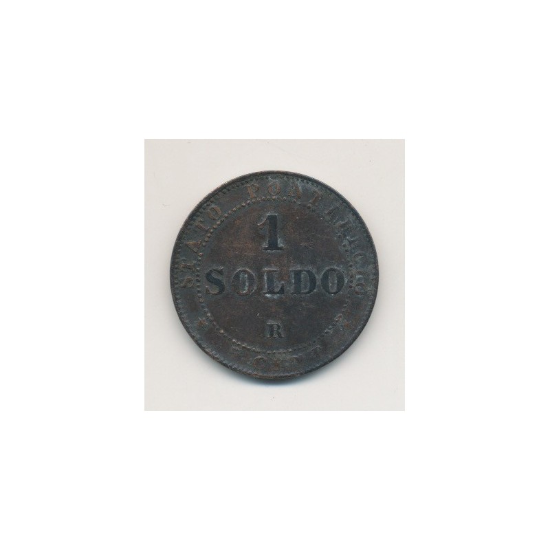 Vatican - 1 Soldo - 1867 XXIR - Pius IX