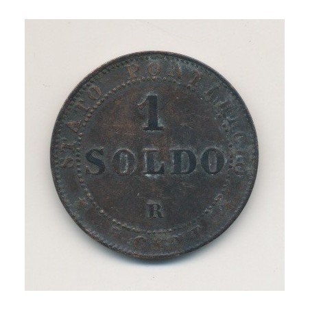 Vatican - 1 Soldo - 1867 XXIR - Pius IX
