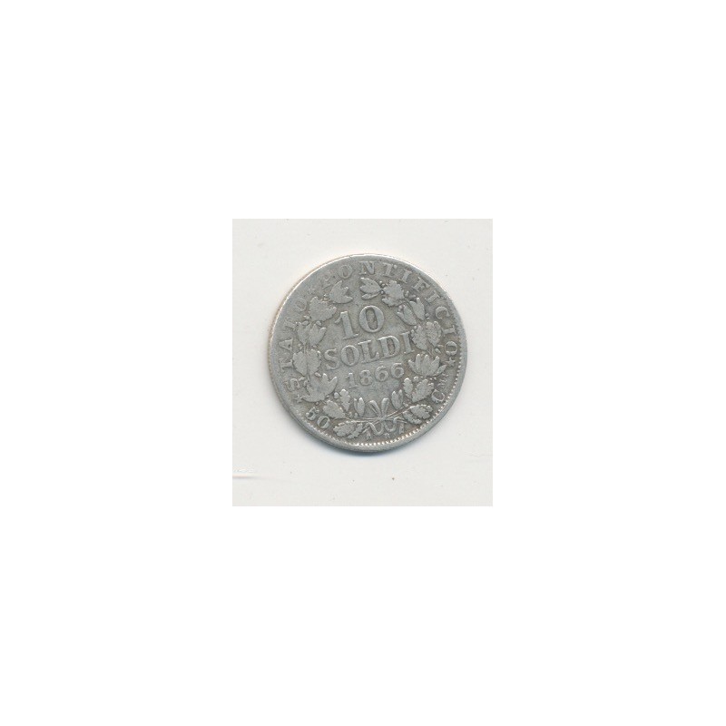 Vatican - 10 Soldi - 1866 XXIR - Pius IX