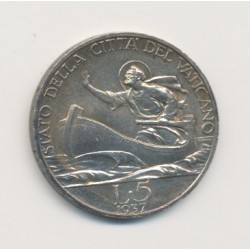 Vatican - 5 Lire - 1937 XVI - Pius XI 2
