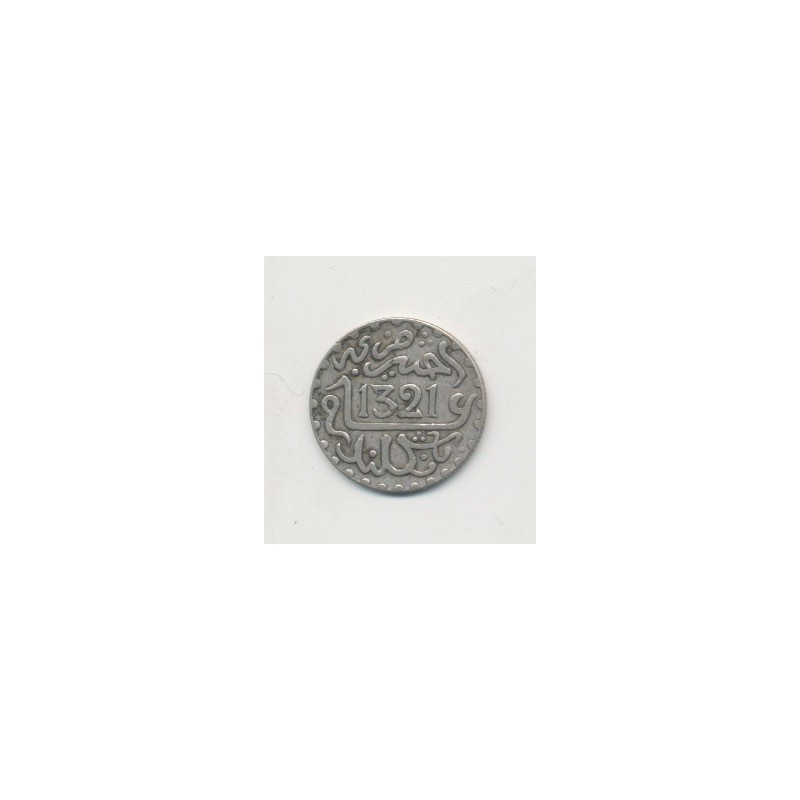 Maroc - 1/20 Rial - 1321H/1903 - Abdul aziz I