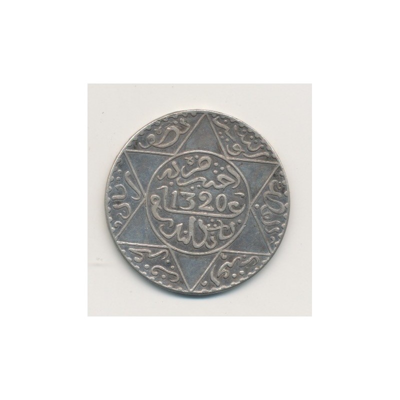 Maroc - 5 Dirhams - 1320H/1902 