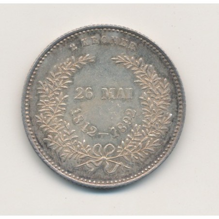 Danemark - 2 Kroner - 1892