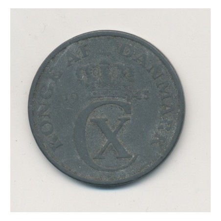 Danemark - 5 Ore - 1945