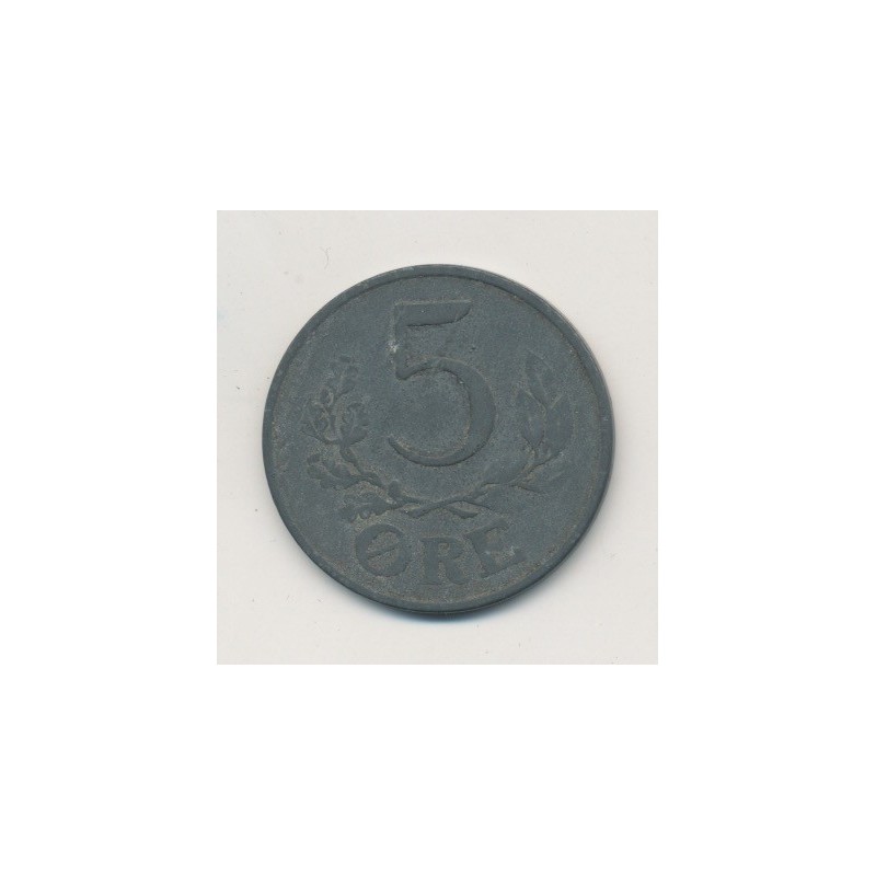 Danemark - 5 Ore - 1945