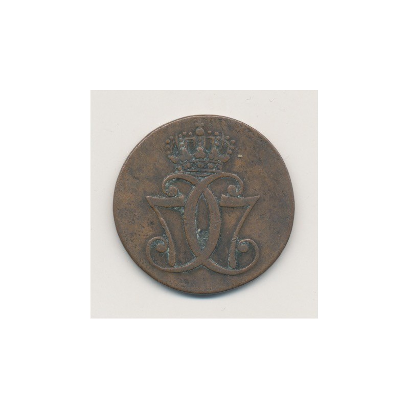 Danemark - Skilling - 1771 KM - Christian VII