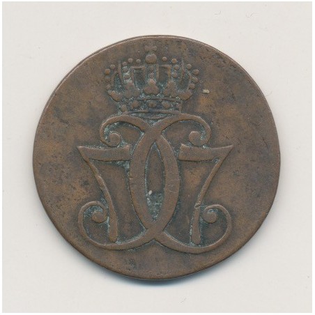 Danemark - Skilling - 1771 KM - Christian VII