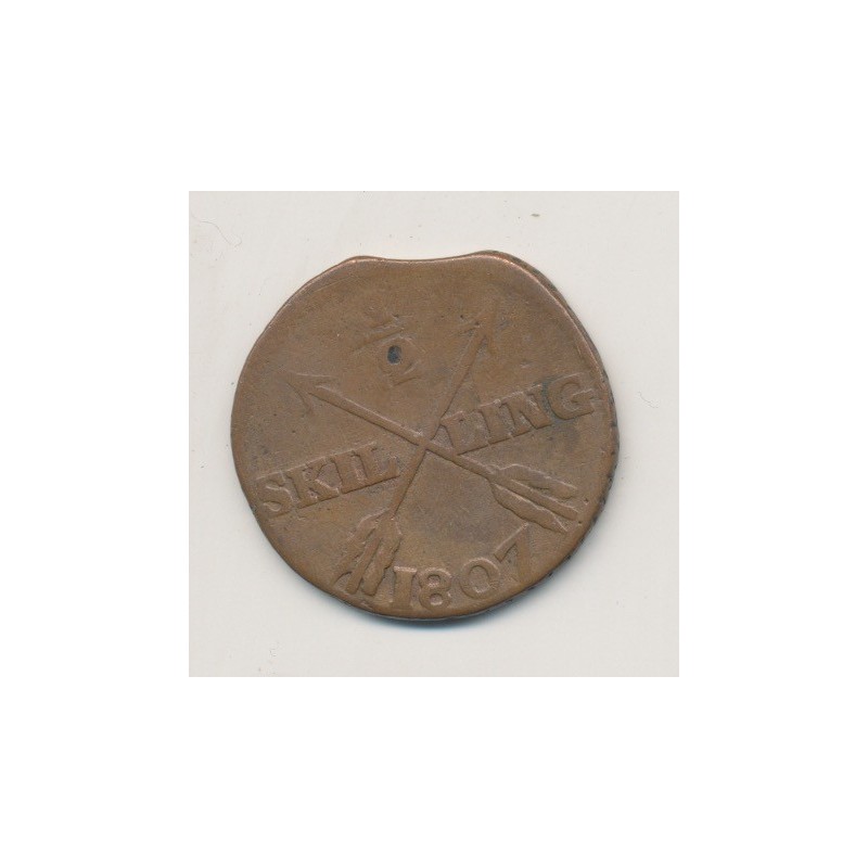 Suède - 1/2 Skilling - 1807