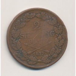 Suède - 1/2 Skilling - 1807 2