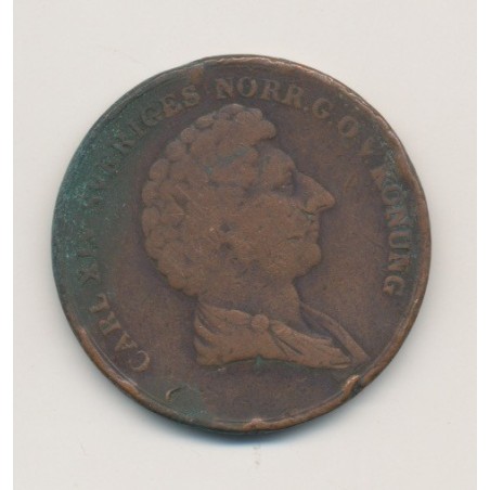 Suède - 2 Skilling - 1837