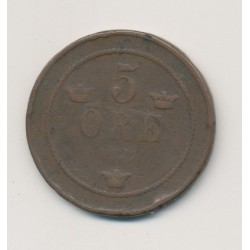 Suède - 5 Ore - 1877 2