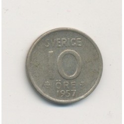 Suède - 10 Ore - 1957