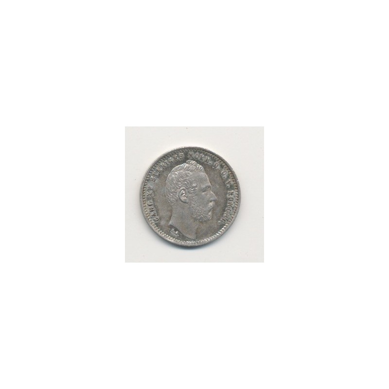Suède - 25 Ore - 1865 ST - Carl XV