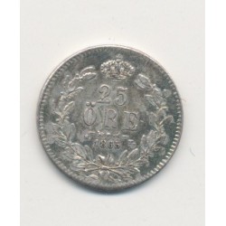 Suède - 25 Ore - 1865 ST - Carl XV 2